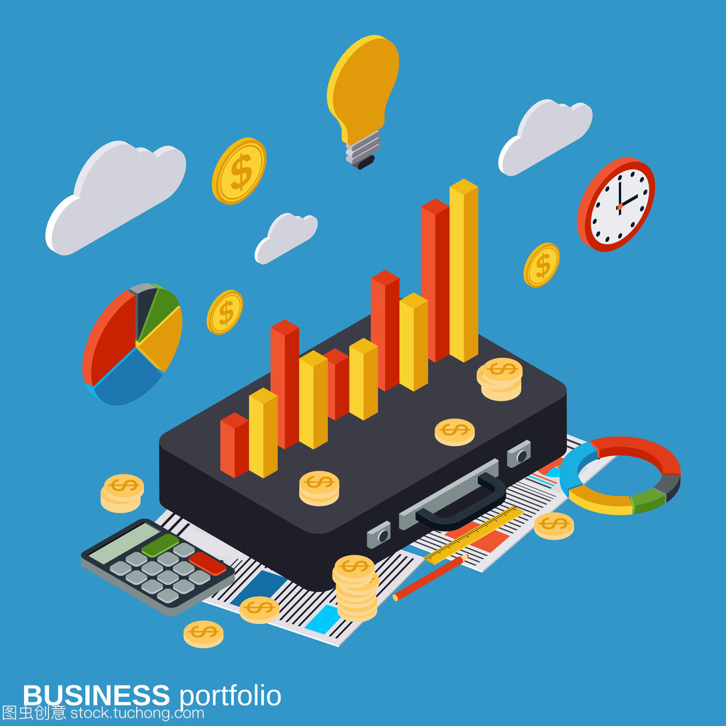 業務組合、 金融統計、 分析、 管理矢量的概念